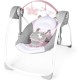 Ingenuity Comfort 2 Go Compact Portable 6-Speed Baby Swing with Music, Folds for Easy Travel-Flora the Unicorn (Pink), 0-9 Months (12202)