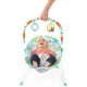 Bright Starts Baby Bouncer Soothing Vibrations Infant Seat - Removable -Toy Bar, Nonslip Feet, 0-6 Months Up to 20 lbs (Rainforest Vibes)