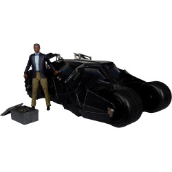 DC Multiverse Lucius Fox & Tumbler (The Dark Knight) Gold Label Vehicle McFarlane Toys