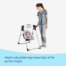 Graco Slim Spaces Compact Baby Swing, Humphry (2143049)