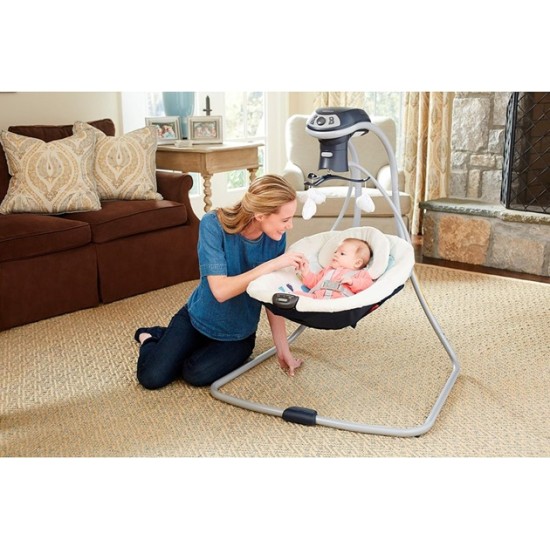 Graco Simple Sway Lx Swing with Multi-Direction Seat, Hutton (2143050)