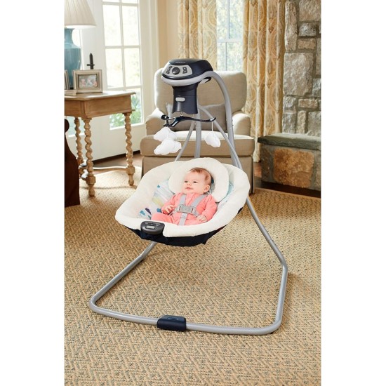 Graco Simple Sway Lx Swing with Multi-Direction Seat, Hutton (2143050)