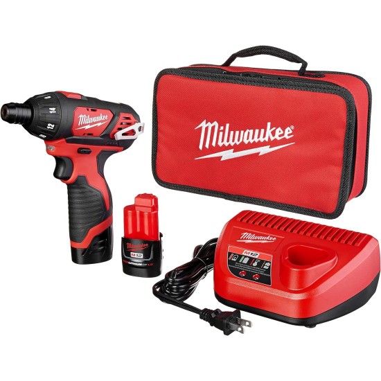 Milwaukee 2401-22 12-Volt Li-Ion Compact Driver Kit