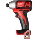 Milwaukee 2656-20 M18 18V 1/4 Inch Hex Impact Driver with 1,500 in-lbs Torque (Tool Only)