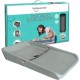 Baby Works - Deluxe Foam Diaper Changing Pad, Easy to Clean, Soft and Comfortable, Safety Strap - Grey, 27 x 16 Inches