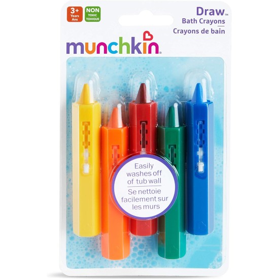 Munchkin 31286 - 5 Piece Bath Crayons Set