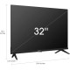 Hisense 32A4H - 32 inch Smart 1080P Full HD Android TV with DTS Virtual X, Game & Sports Modes, Chromecast Built-in, Alexa Compatibility