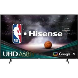 Hisense 43A68H - 43 inch Smart Ultra HD 4K Dolby Vision HDR10 Google TV with Bluetooth, Voice Remote (Canada Model)