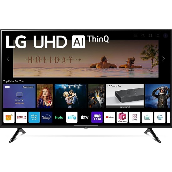 LG 50-Inch Class UQ7570 Series 4K UHD HDR LED webOS Smart TV, AI-Powered 4K, Cloud Gaming (50UQ7570PUJ)