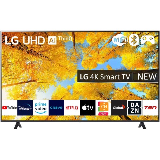 LG 50-Inch 4K Black Smart TV UQ7590 Series Alexa Built-in - 50UQ7590