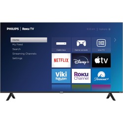 Philips Roku TV 55" 4K Ultra HD (2160p) HDR10 5600 Series Borderless Smart TV (55PUL5623/F6), Alexa Compatible