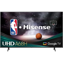 Hisense 58A68H - 58 inch Smart Ultra HD 4K Dolby Vision HDR10 Google TV with Bluetooth, Voice Remote (Canada Model)