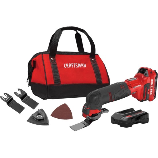 CRAFTSMAN V20 Oscillating Tool Cordless Kit (CMCE500D1)