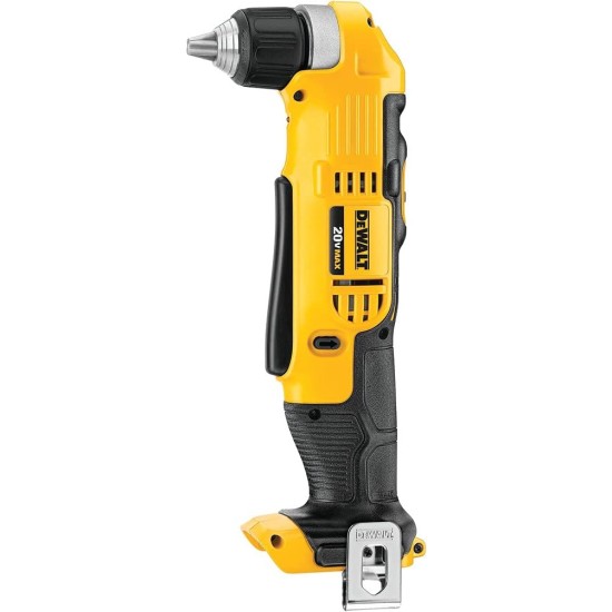 DEWALT 20V MAX* Right Angle Drill, Cordless, Tool Only (DCD740B)