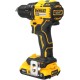 DEWALT 20V MAX Brushless 1/2 in. Cordless Compact Drill Driver Kit, Ratcheting Chuck, LED (DCD793D1)