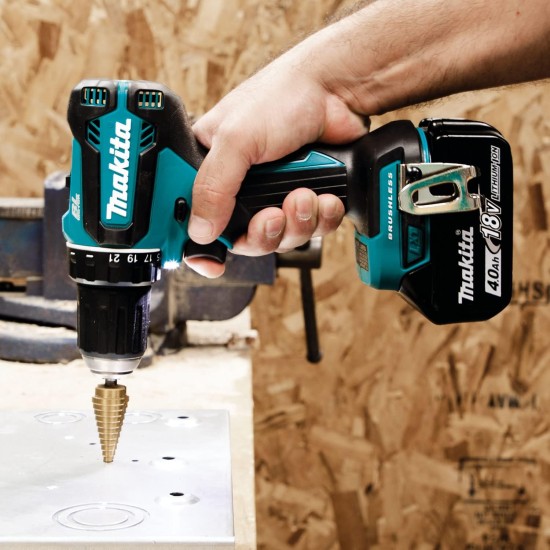 Makita DDF485Z 18V LXT Brushless Cordless 1/2" Variable 2-Speed Drill/Driver with XPT (Tool Only)