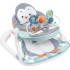 Fisher-Price Portable Baby Chair Sit-Me-Up Floor Seat with Snack Tray and Removable Toy Bar, Penguin Island (GKH31)