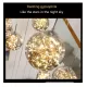 Modern LED Chandelier Pendant Glass Ball, Dimmable for Staircase Living Room - Gypsophila Stair Chandelier