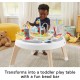 Fisher-Price 2-in-1 Like a Boss Activity Center, Baby Entertainer and Play Table with Music Lights and Sounds for Infants and Toddlers