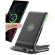  INIU Wireless Charger, 15W Fast Qi-Certified Charging Stand, Sleep-Friendly Adaptive Light, Compatible with iPhone 15/14/13/12/11 Pro Max Plus, Samsung Galaxy S23/S22 Ultra/S21/S20, Google, and More