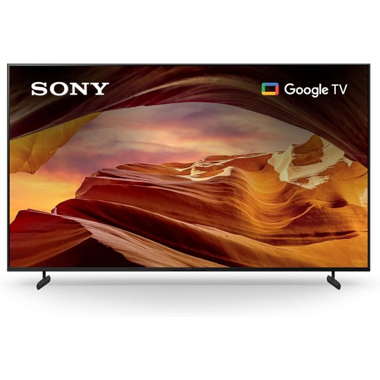 Sony 75 inch X77L LED 4K Ultra HD HDR Smart Google TV with Google Assistant (KD75X77L) - 2023 Model