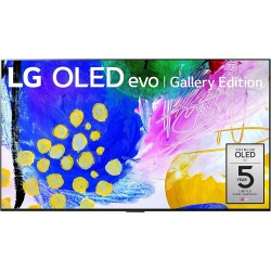 LG 77-Inch Class OLED evo Gallery Edition G2 Series Alexa Built-in 4K Smart TV 120Hz Refresh Rate, AI-Powered 4K, Dolby Cinema, WiSA Ready, Cloud Gaming (OLED77G2PUA, 2022), Silver