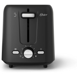 Oster 2-Slice Toaster with Custom Bagel Setting and Extra-Wide Slots, Black - OTST–0222BK2S–GB22-033