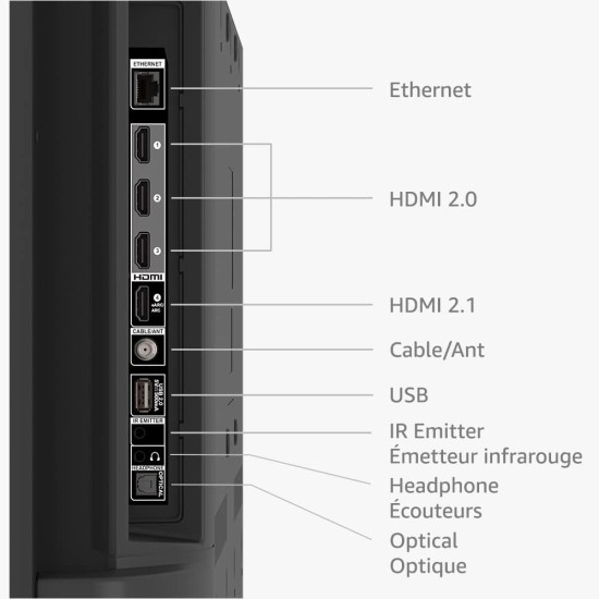 Amazon Fire TV 50" Omni QLED Series 4K UHD smart TV, Dolby Vision IQ, Local Dimming, Fire TV Ambient Experience, hands-free with Alexa