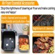 Air Fryer Accessories,9-Pcs Set for Ninja DZ201, DZ201C, DZ401, Reusable Silicone Air Fryer Liners & Gloves, Air Fryer Rack, Paper Lining, Food Tong, Oil Brush, Suitable for Oven, Microwave